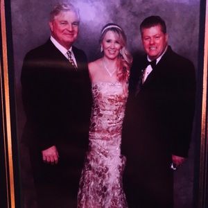 Size 10 Strapless Full Length Fit & Flare Dress